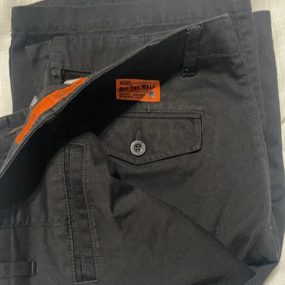 Vans Men’s black Shorts Size 30 crafted engineered classic shorts 66 logo - Picture 12 of 15